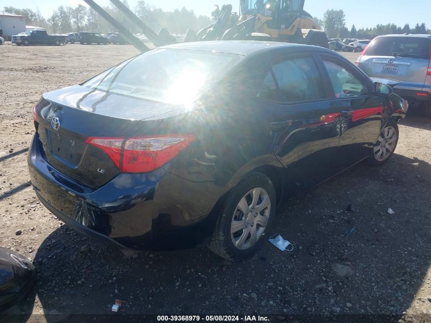 2018 Toyota Corolla Le VIN: 2T1BURHE5JC066665 Lot: 39368979