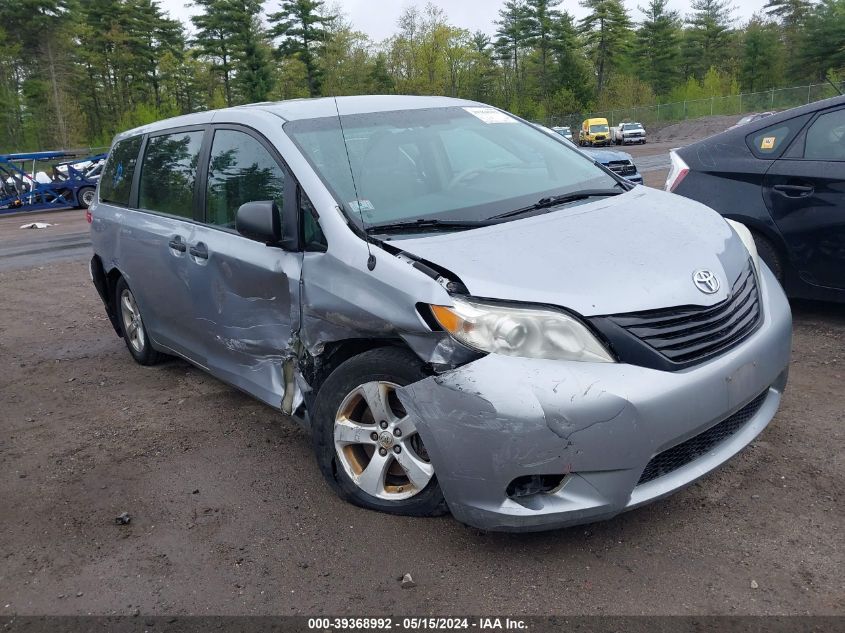 2012 Toyota Sienna Base V6 7 Passenger VIN: 5TDZK3DC9CS189496 Lot: 39368992