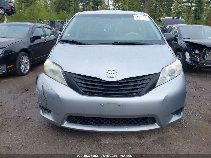 2012 Toyota Sienna Base V6 7 Passenger VIN: 5TDZK3DC9CS189496 Lot: 39368992