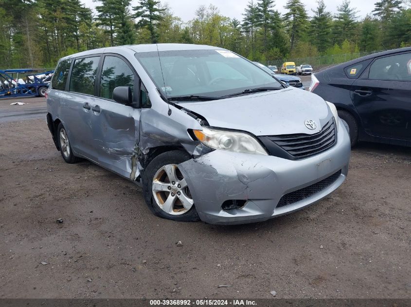 2012 Toyota Sienna Base V6 7 Passenger VIN: 5TDZK3DC9CS189496 Lot: 39368992