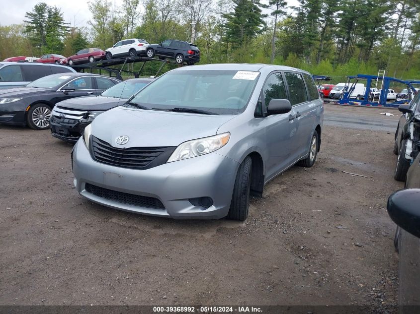 2012 Toyota Sienna Base V6 7 Passenger VIN: 5TDZK3DC9CS189496 Lot: 39368992