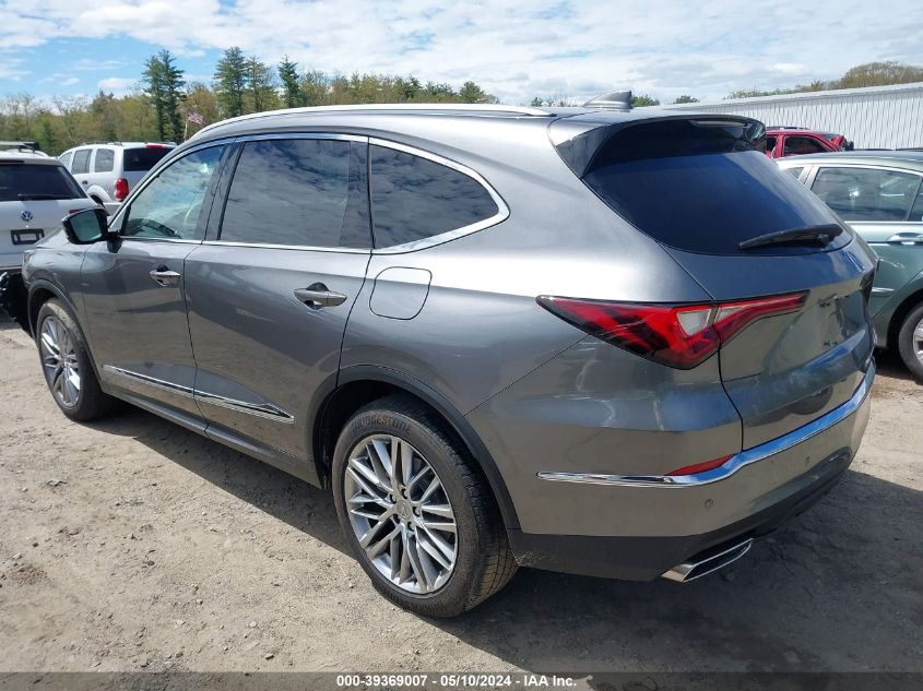 2023 Acura Mdx Advance Package VIN: 5J8YE1H82PL007692 Lot: 39369007