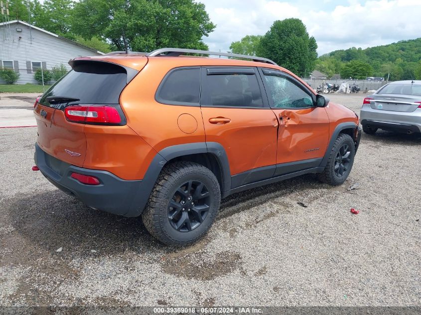 2016 Jeep Cherokee Trailhawk VIN: 1C4PJMBS4GW119338 Lot: 39369018