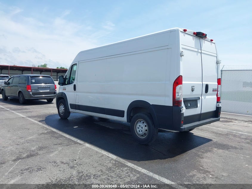 VIN 3C6TRVDGXLE101234 2020 RAM PROMASTER 2500 HIGH ROOF 159 WB