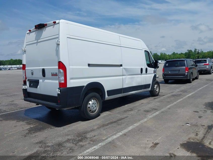 VIN 3C6TRVDGXLE101234 2020 RAM PROMASTER 2500 HIGH ROOF 159 WB