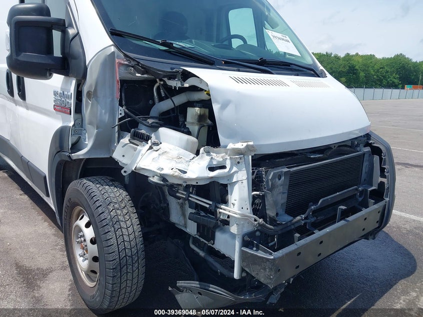 VIN 3C6TRVDGXLE101234 2020 RAM PROMASTER 2500 HIGH ROOF 159 WB