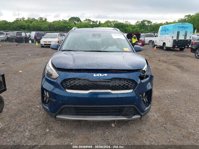 2022 Kia Niro Lxs Se VIN: KNDCB3LC6N5545595 Lot: 39369049