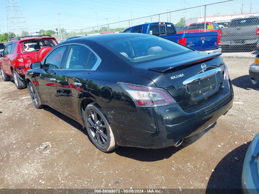 2014 Nissan Maxima 3.5 S VIN: 1N4AA5AP7EC493391 Lot: 39369072