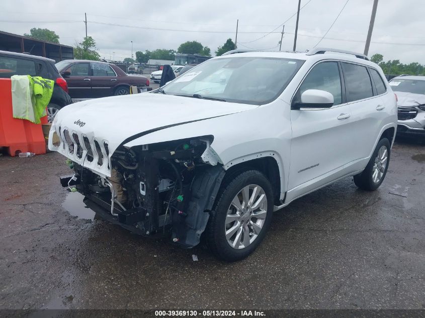 2018 Jeep Cherokee Overland 4X4 VIN: 1C4PJMJX7JD593347 Lot: 39369130