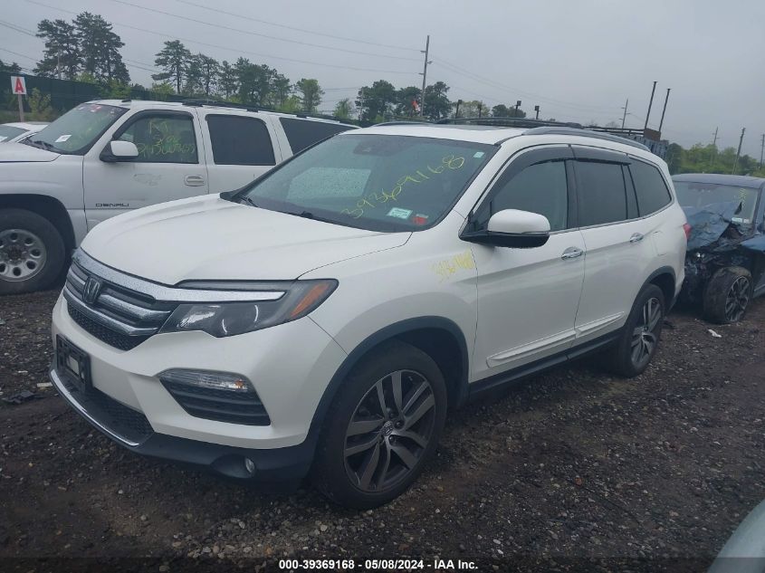 2017 Honda Pilot Touring VIN: 5FNYF6H9XHB022074 Lot: 39369168