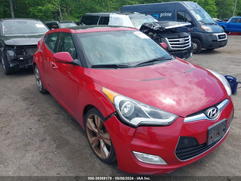 2014 HYUNDAI VELOSTER - KMHTC6ADXEU184593