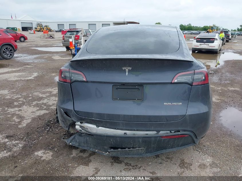 2022 Tesla Model Y Performance Dual Motor All-Wheel Drive VIN: 7SAYGDEF6NF545974 Lot: 39369181