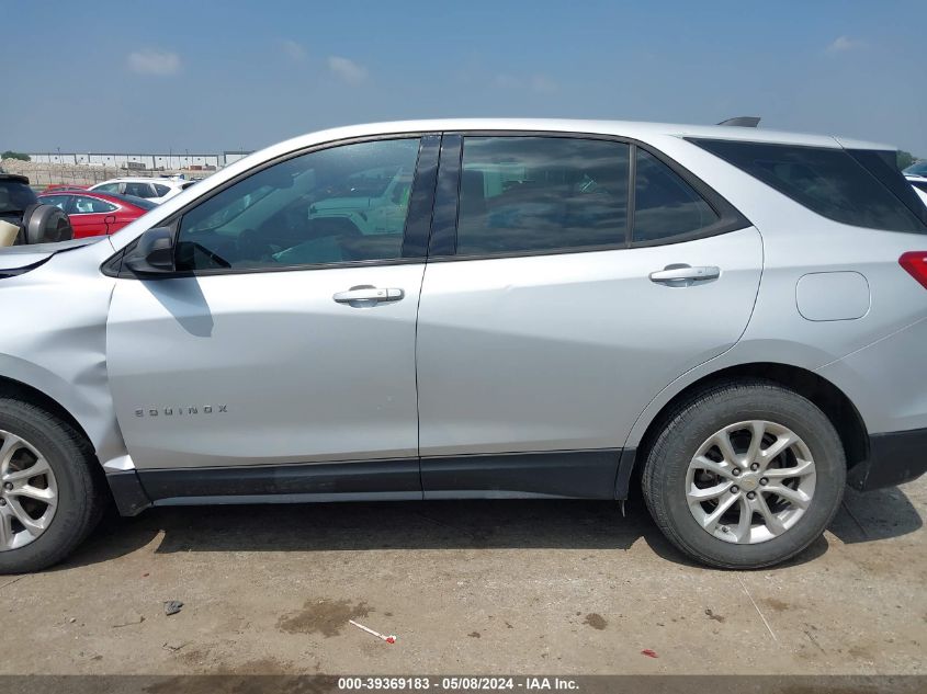 2018 Chevrolet Equinox Ls VIN: 2GNAXHEV2J6199443 Lot: 39369183