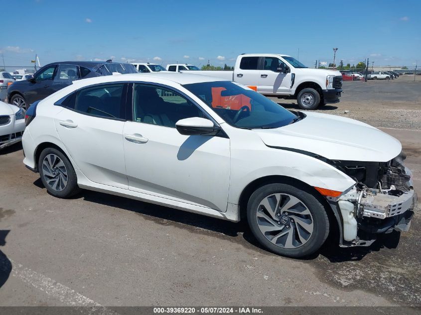 2018 Honda Civic Lx VIN: SHHFK7H21JU411329 Lot: 39369220