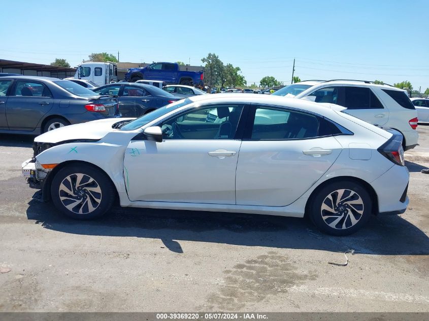 2018 Honda Civic Lx VIN: SHHFK7H21JU411329 Lot: 39369220