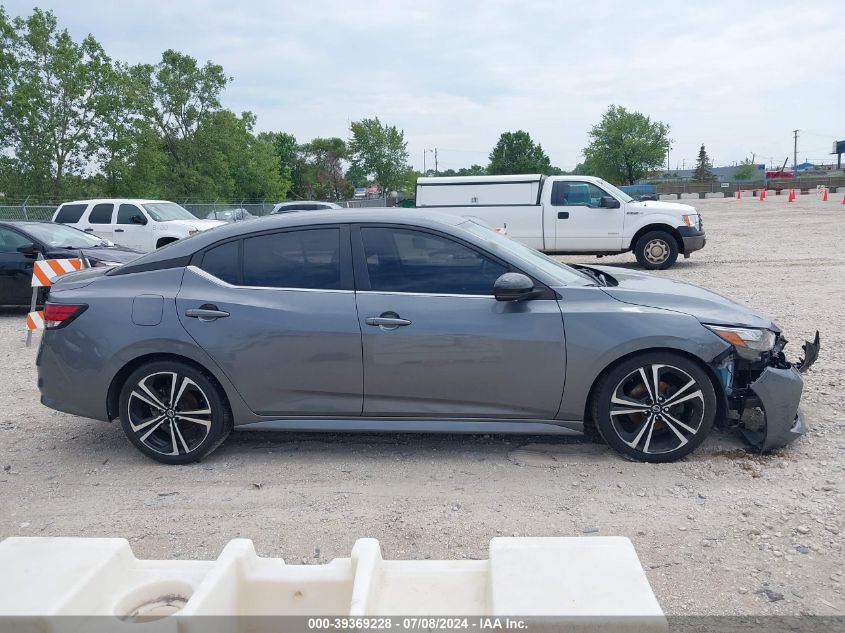 2020 Nissan Sentra Sr Xtronic Cvt VIN: 3N1AB8DV1LY302011 Lot: 39369228