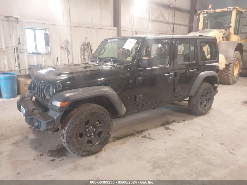 2024 Jeep Wrangler 4-Door Sport 4X4 VIN: 1C4PJXDG1RW245959 Lot: 39369235