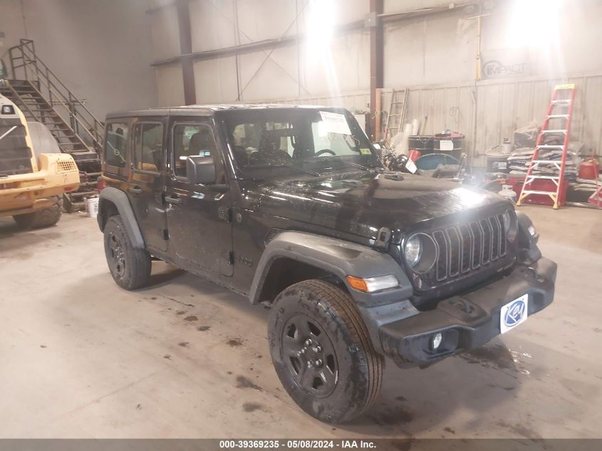 2024 Jeep Wrangler 4-Door Sport 4X4 VIN: 1C4PJXDG1RW245959 Lot: 39369235