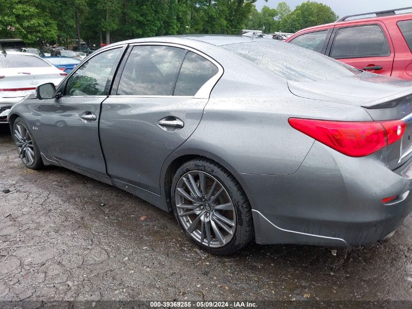 2016 Infiniti Q50 3.0T Red Sport 400 VIN: JN1FV7AP0GM421335 Lot: 39369255