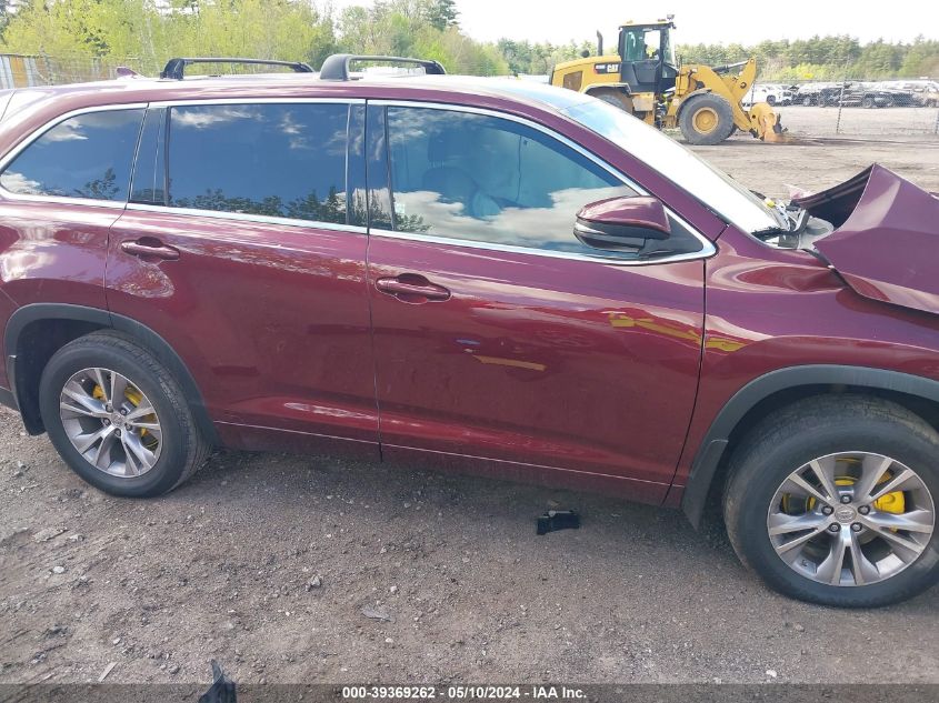 2014 Toyota Highlander Le Plus V6 VIN: 5TDBKRFH7ES016141 Lot: 39369262