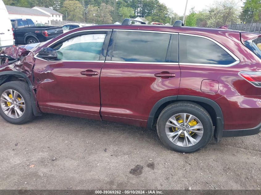 2014 Toyota Highlander Le Plus V6 VIN: 5TDBKRFH7ES016141 Lot: 39369262