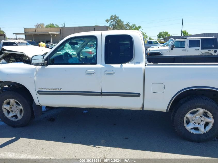 2002 Toyota Tundra Sr5 V8 VIN: 5TBBT44162S295415 Lot: 39369291