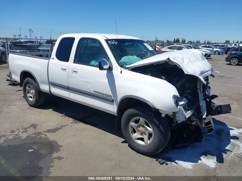 2002 Toyota Tundra Sr5 V8 VIN: 5TBBT44162S295415 Lot: 39369291