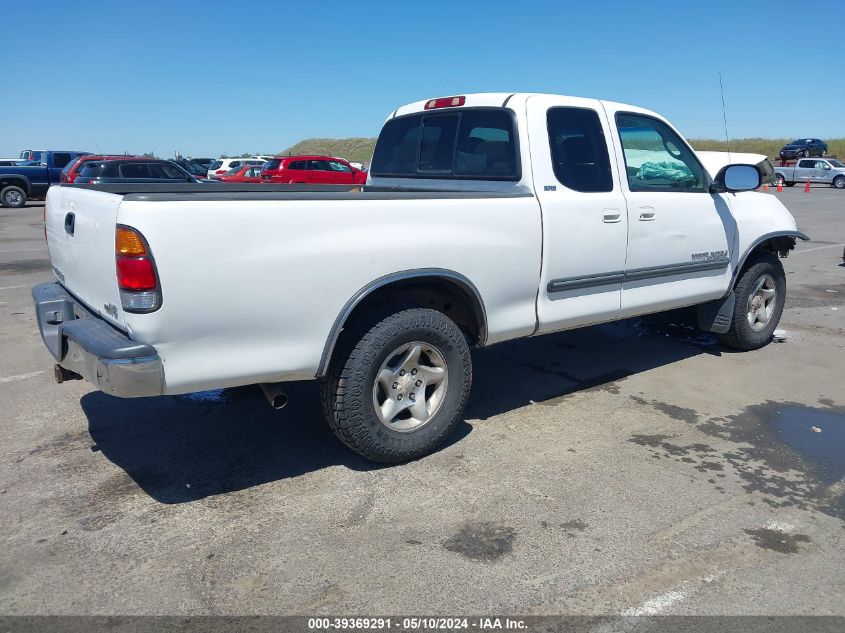 2002 Toyota Tundra Sr5 V8 VIN: 5TBBT44162S295415 Lot: 39369291