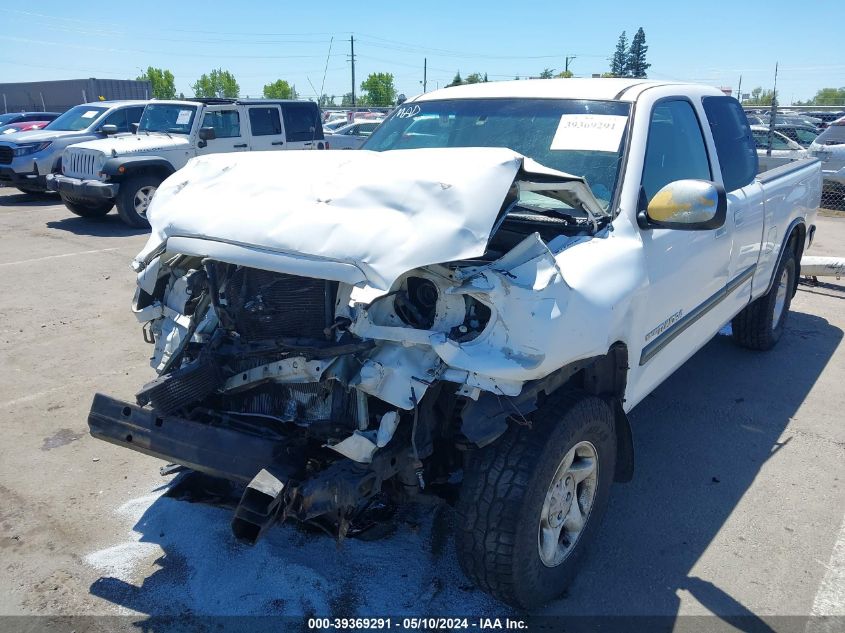 2002 Toyota Tundra Sr5 V8 VIN: 5TBBT44162S295415 Lot: 39369291