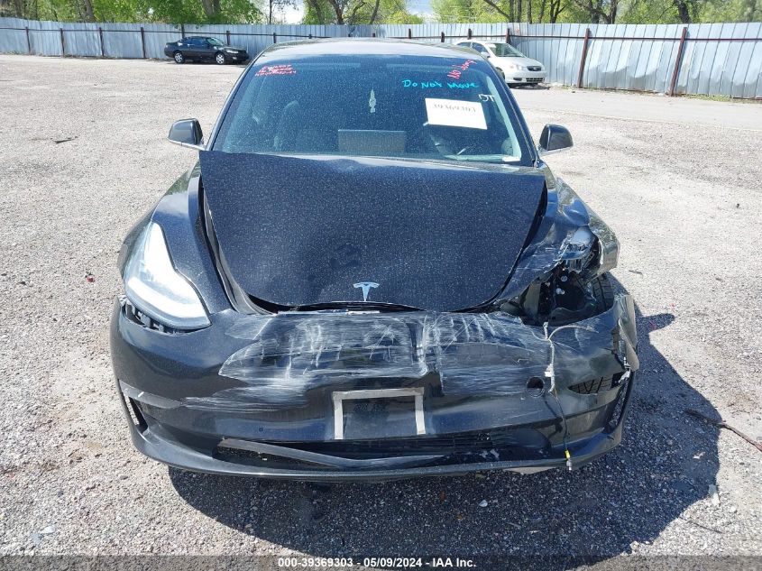 2018 Tesla Model 3 Long Range/Performance VIN: 5YJ3E1EBXJF103525 Lot: 39369303