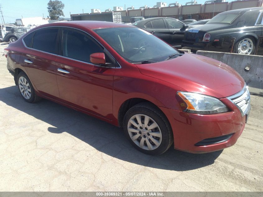 2014 Nissan Sentra Sv VIN: 3N1AB7AP3EL664910 Lot: 39369321