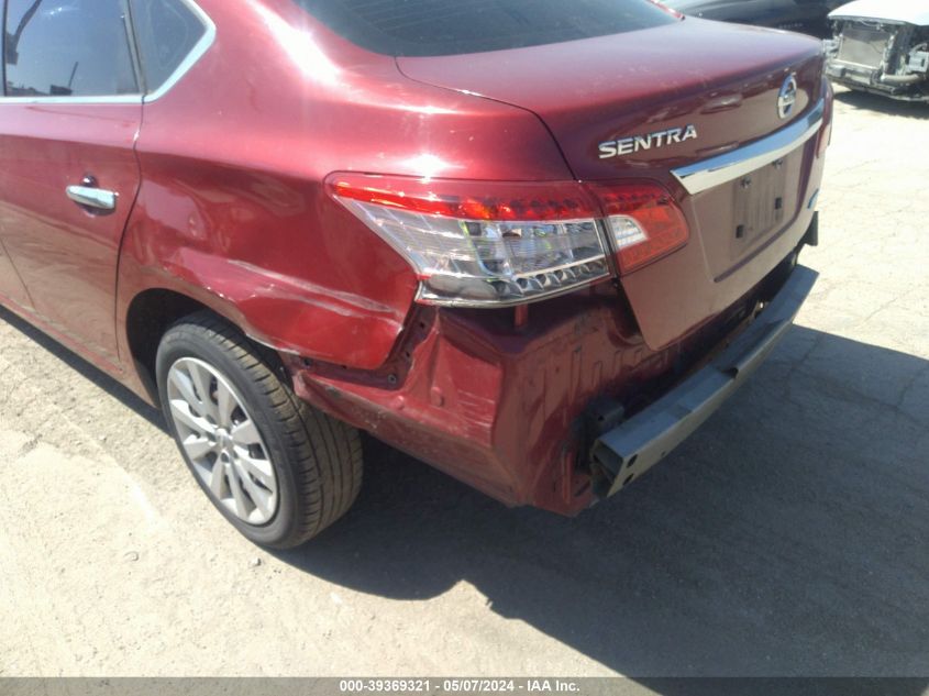 2014 Nissan Sentra Sv VIN: 3N1AB7AP3EL664910 Lot: 39369321