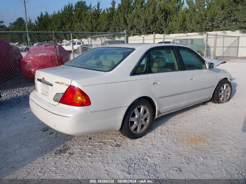 2000 Toyota Avalon Xls VIN: 4T1BF28B7YU109807 Lot: 39369325