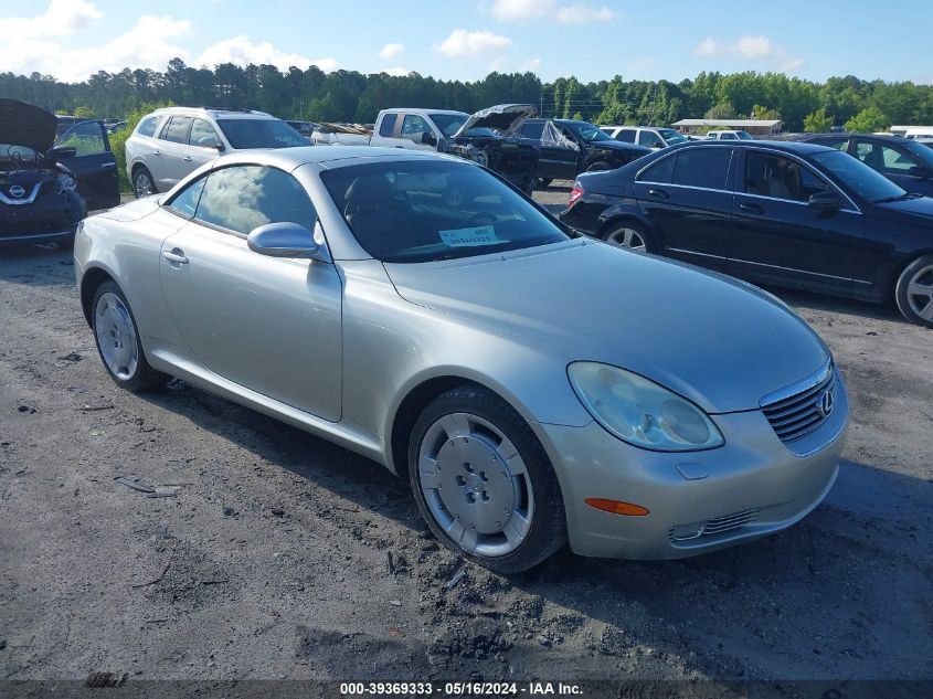 2002 Lexus Sc 430 VIN: JTHFN48Y820026800 Lot: 39369333