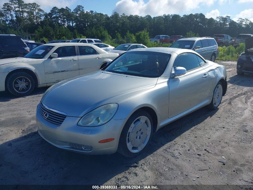 2002 Lexus Sc 430 VIN: JTHFN48Y820026800 Lot: 39369333