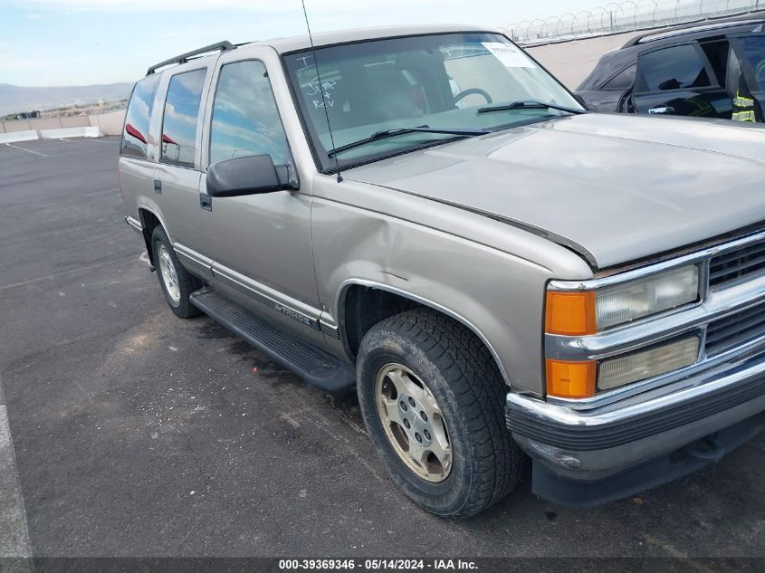 1998 Chevrolet Tahoe Lt Cmi VIN: 1GNEK13R7WJ378469 Lot: 39369346