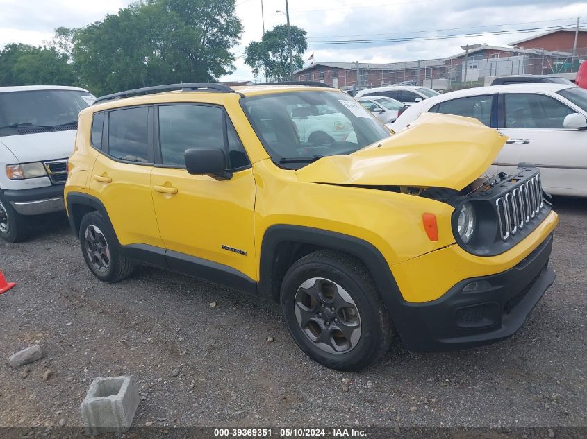 2018 Jeep Renegade Sport Fwd VIN: ZACCJAAB4JPG85969 Lot: 39369351