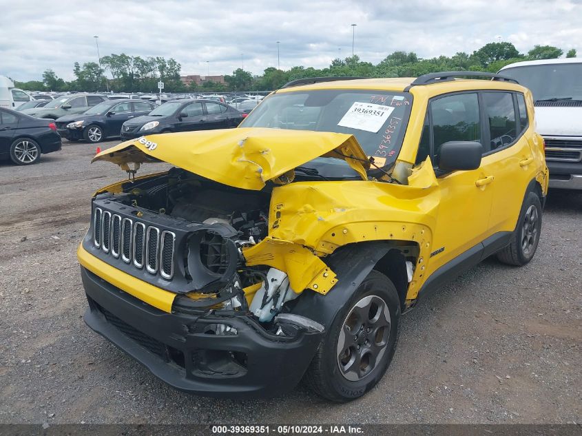 2018 Jeep Renegade Sport Fwd VIN: ZACCJAAB4JPG85969 Lot: 39369351