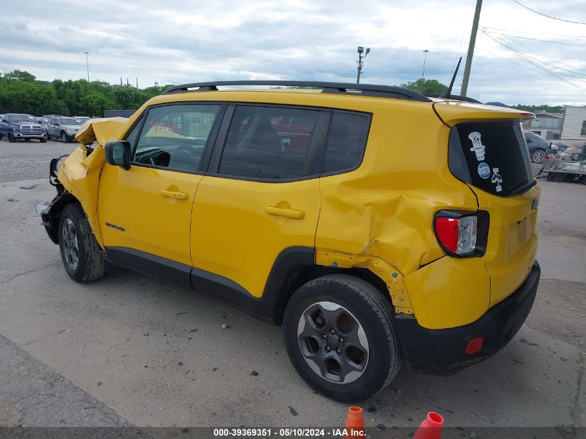 2018 Jeep Renegade Sport Fwd VIN: ZACCJAAB4JPG85969 Lot: 39369351