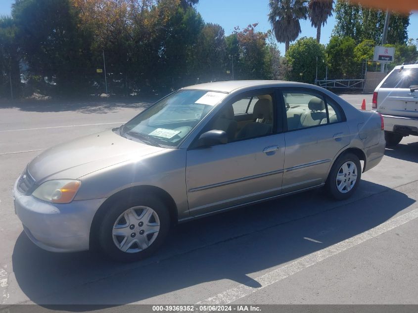 2003 Honda Civic Lx VIN: 2HGES16593H567723 Lot: 39369352