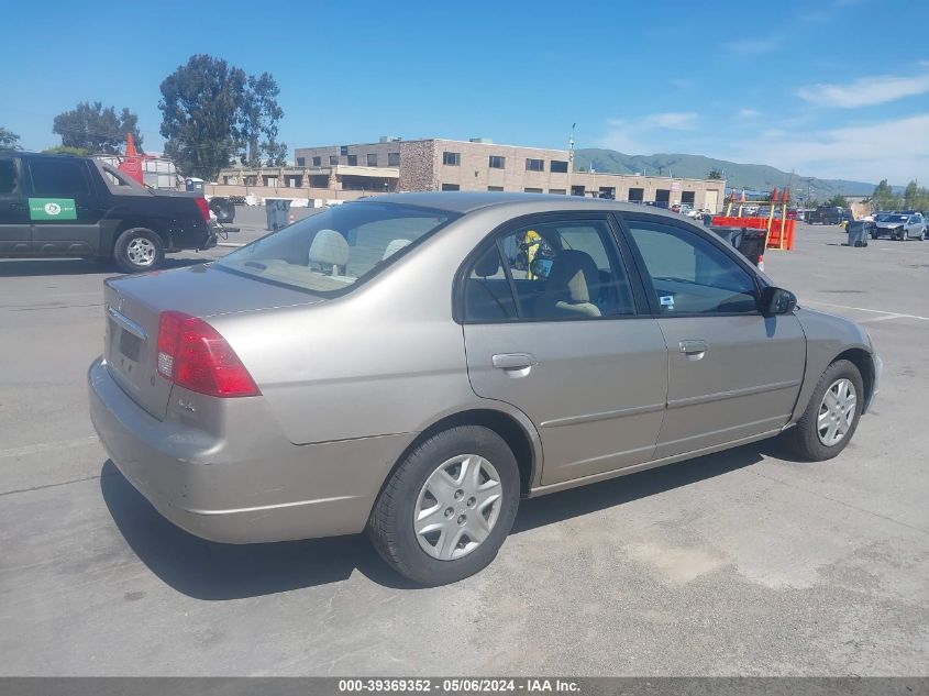 2003 Honda Civic Lx VIN: 2HGES16593H567723 Lot: 39369352