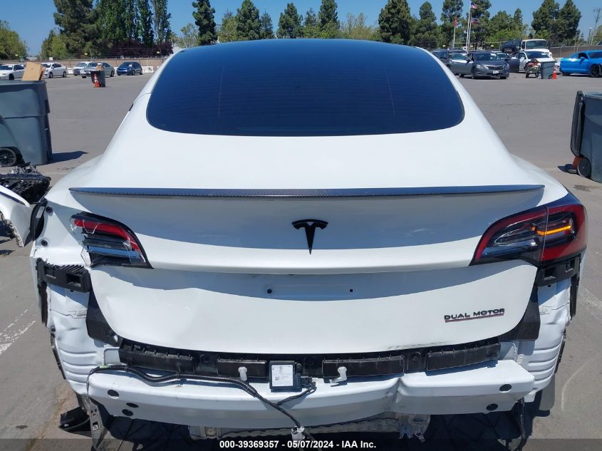 2023 Tesla Model 3 Performance Dual Motor All-Wheel Drive VIN: 5YJ3E1EC5PF478224 Lot: 39369357