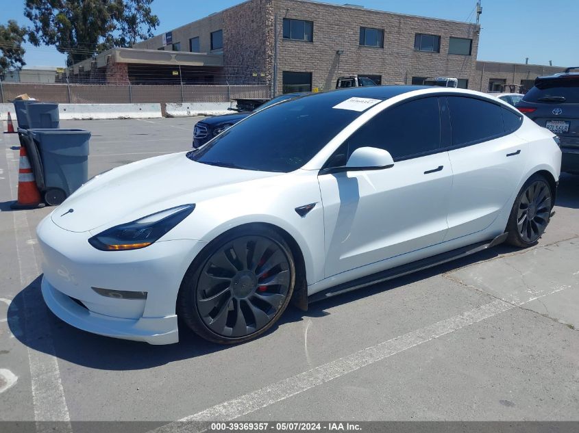 5YJ3E1EC5PF478224 2023 TESLA MODEL 3 - Image 2