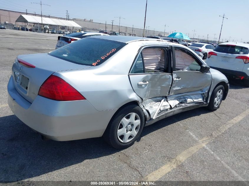 2006 Honda Accord 2.4 Lx VIN: 3HGCM56426G706417 Lot: 39369361