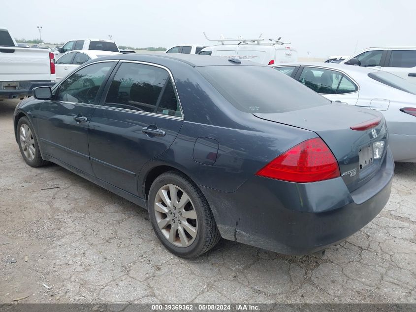 2007 Honda Accord 3.0 Ex VIN: 1HGCM66587A100375 Lot: 39369362