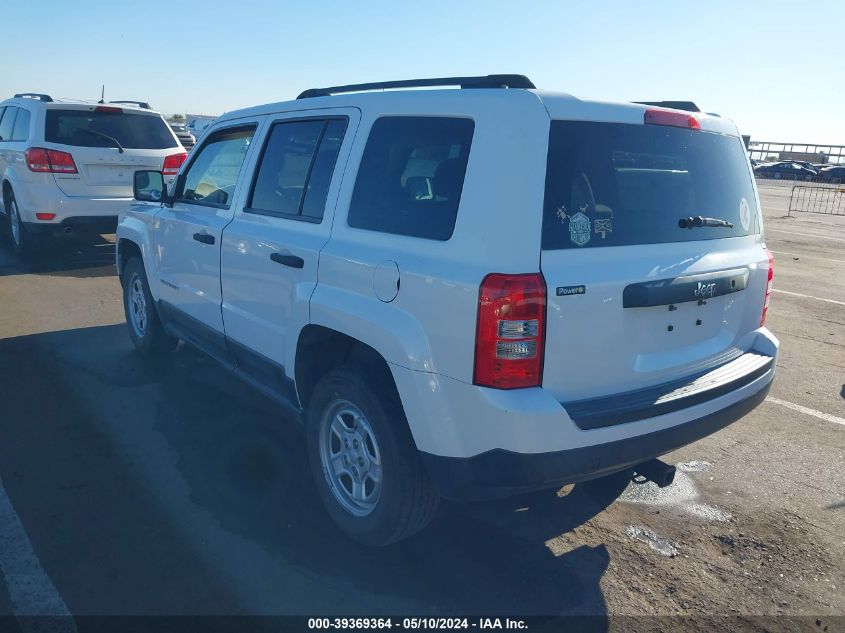 2011 Jeep Patriot Sport VIN: 1J4NT1GA3BD103985 Lot: 39369364