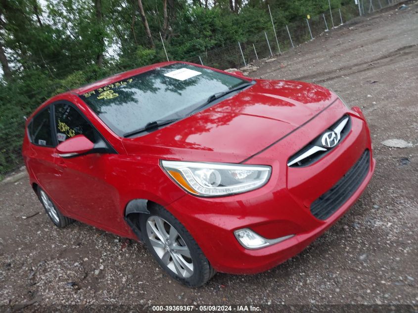 2014 Hyundai Accent Se VIN: KMHCU5AE9EU196041 Lot: 39369367