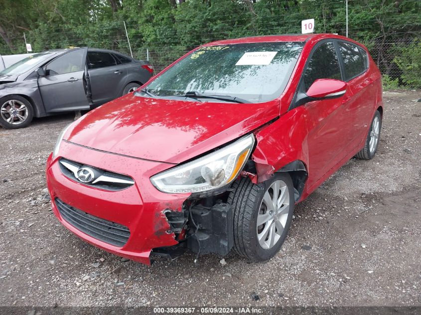 2014 Hyundai Accent Se VIN: KMHCU5AE9EU196041 Lot: 39369367