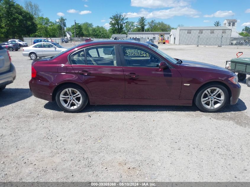 2008 BMW 328I VIN: WBAVA33538KX89415 Lot: 39369368