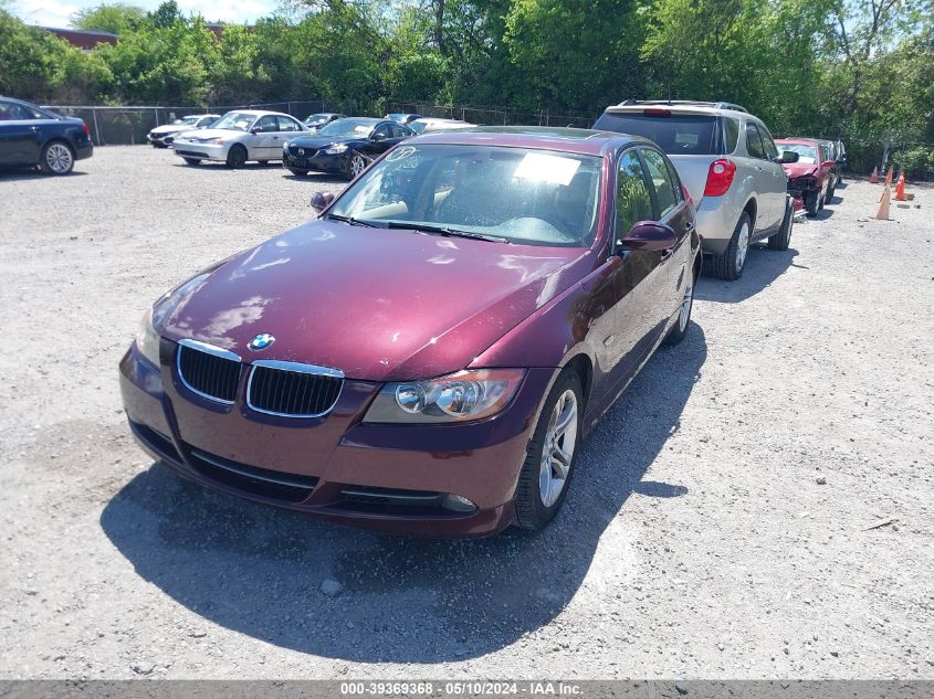 2008 BMW 328I VIN: WBAVA33538KX89415 Lot: 39369368